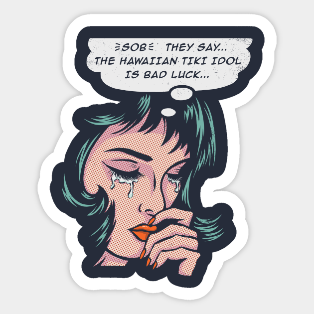 The Tiki Idol Brady Bunch Sticker TeePublic